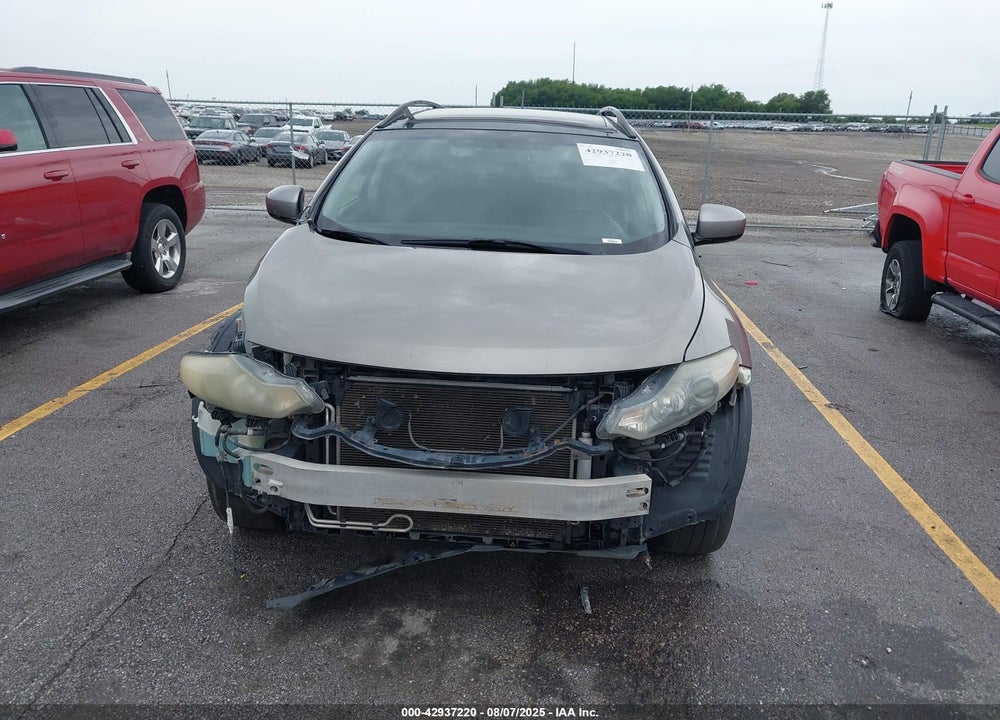 2009 NISSAN MURANO SL VIN: JN8AZ18W09W123417