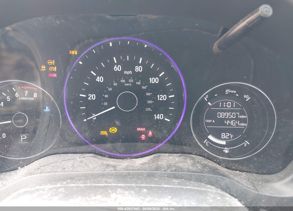 2017 HONDA HR-V VIN: 3CZRU6H51HM730954