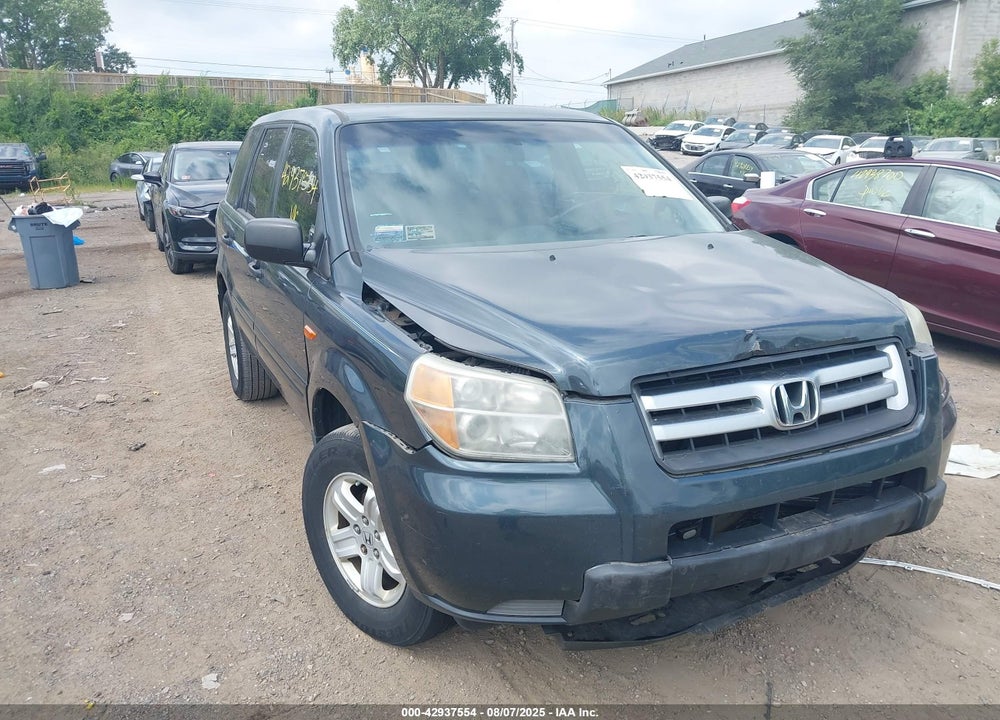 2006 HONDA PILOT LX VIN: 5FNYF28186B002034