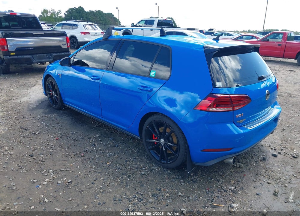 2019 VOLKSWAGEN GOLF VIN: 3VW6T7AU2KM017116