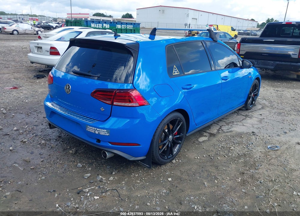 2019 VOLKSWAGEN GOLF VIN: 3VW6T7AU2KM017116