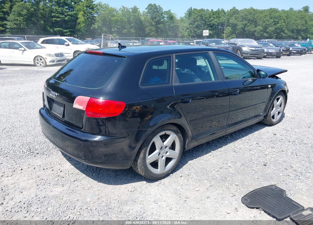 2007 AUDI A3 2.0T VIN: WAUHF78P47A078262