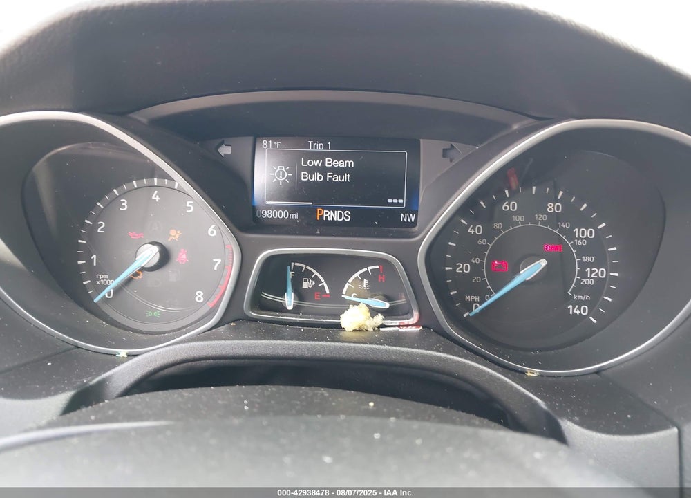 2016 FORD FOCUS VIN: 1FADP3K23GL377109