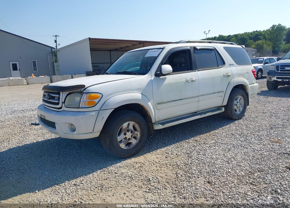 2001 TOYOTA SEQUOIA LIMITED V8 VIN: 5TDBT48A31S044545