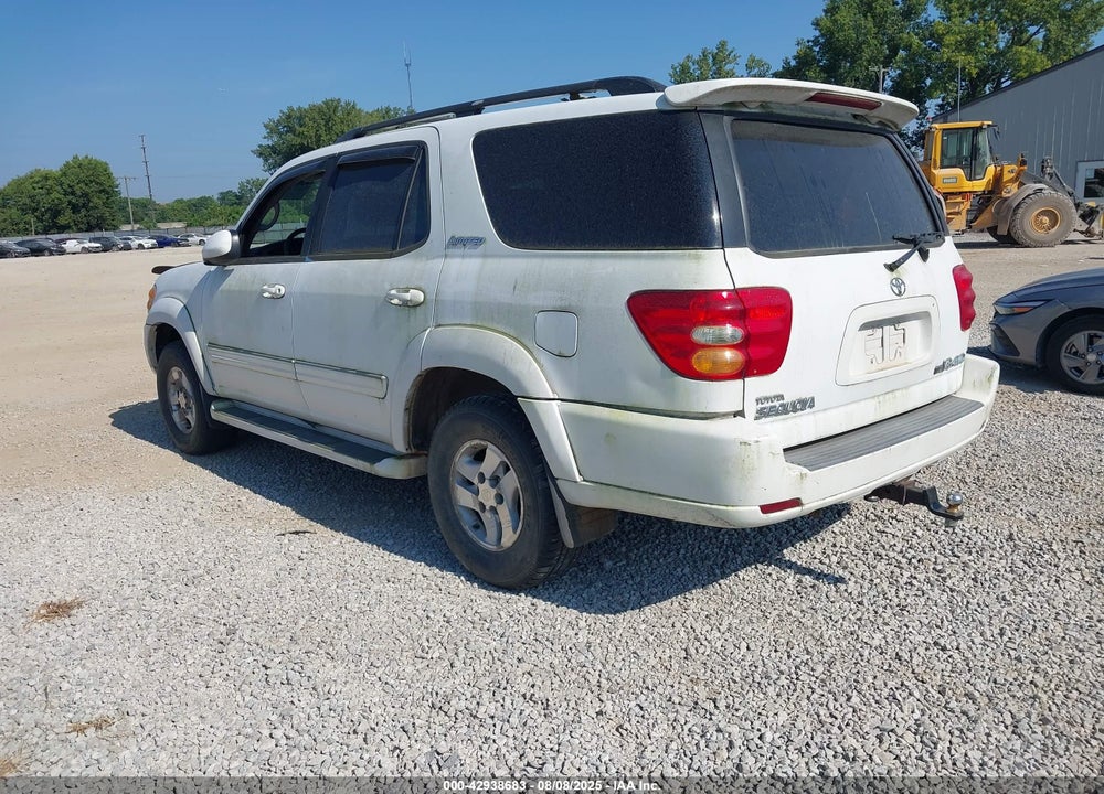 2001 TOYOTA SEQUOIA LIMITED V8 VIN: 5TDBT48A31S044545