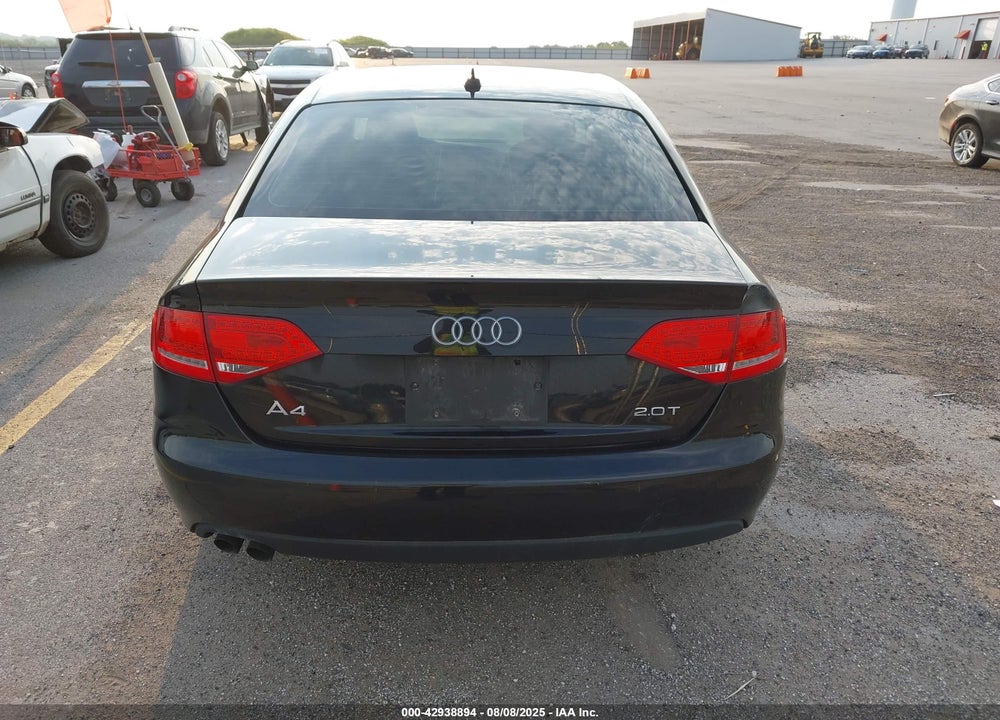 2011 AUDI A4 VIN: WAUEFAFL2BN050316