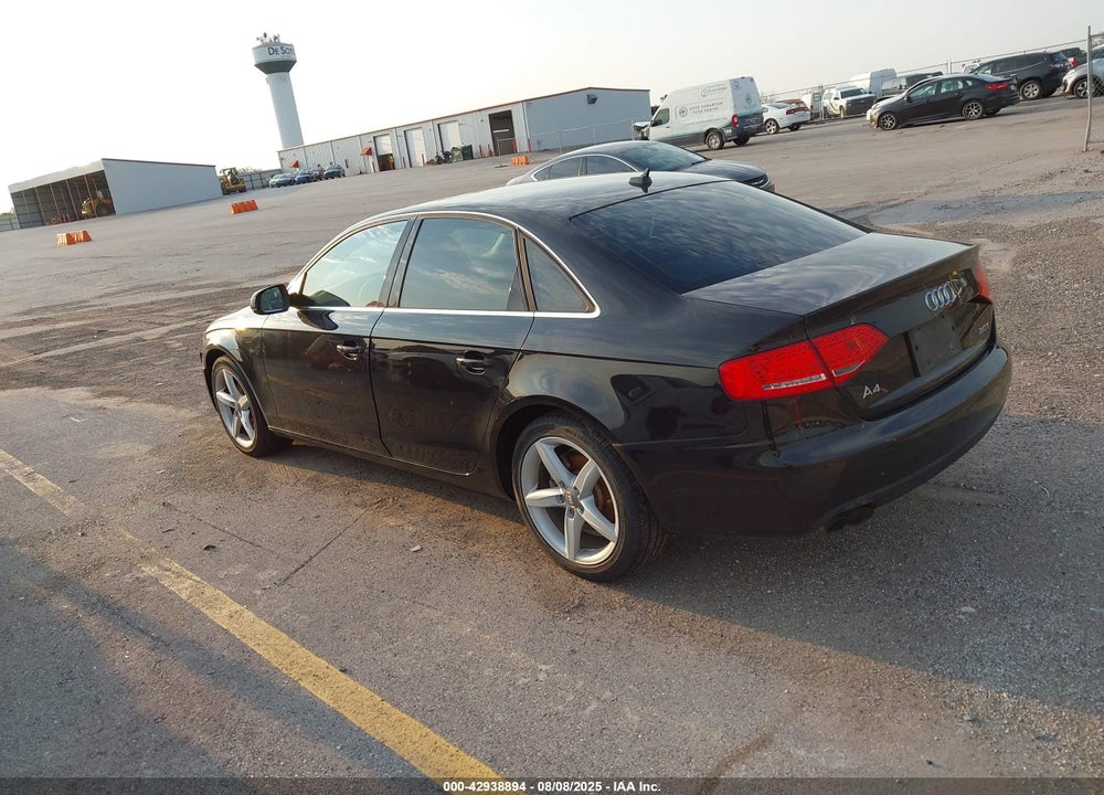 2011 AUDI A4 VIN: WAUEFAFL2BN050316