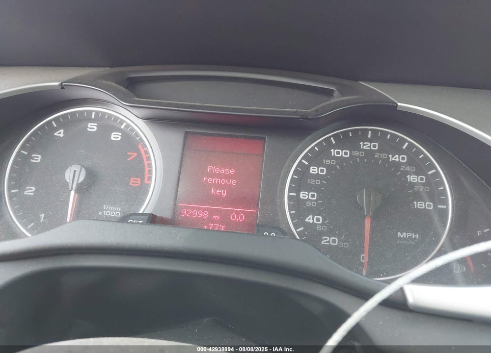 2011 AUDI A4 VIN: WAUEFAFL2BN050316