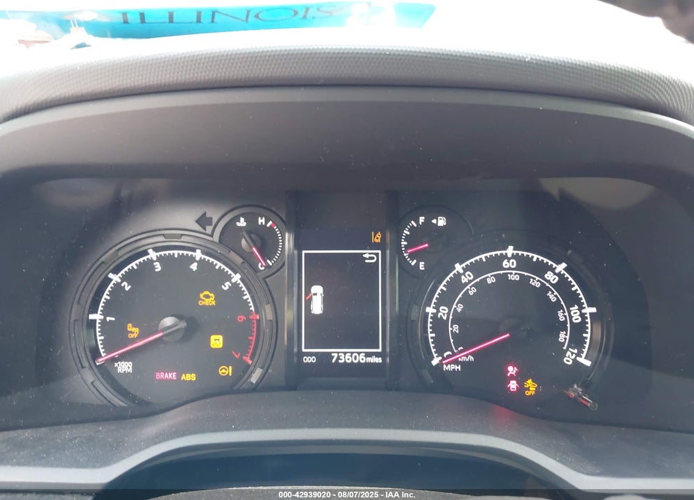 2022 TOYOTA 4RUNNER VIN: JTENU5JR0N6078251