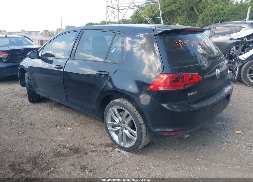 2015 VOLKSWAGEN GOLF VIN: 3VW2A7AU3FM013327