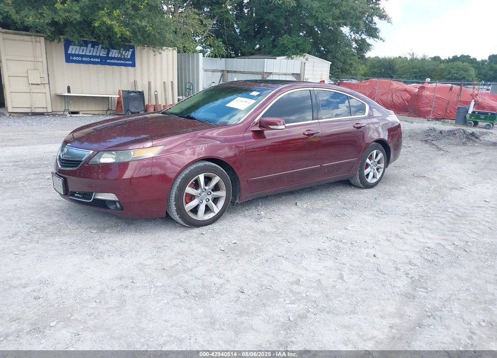 2012 ACURA TL VIN: 19UUA8F5XCA030218