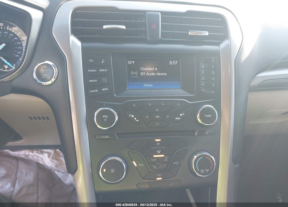 2017 FORD FUSION VIN: 3FA6P0HD9HR126842