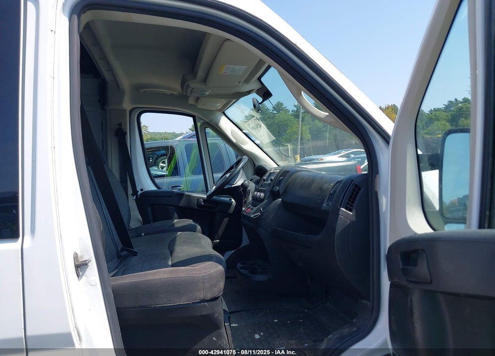 2021 RAM PROMASTER 2500 HIGH ROOF 159 WB VIN: 3C6LRVDG8ME565494