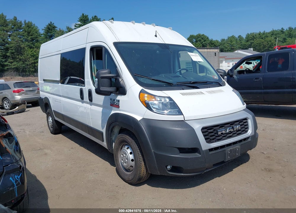 2021 RAM PROMASTER 2500 HIGH ROOF 159 WB VIN: 3C6LRVDG8ME565494