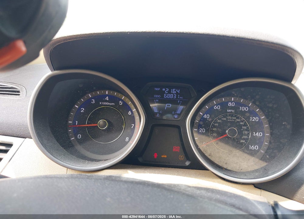 2012 HYUNDAI ELANTRA VIN: KMHDH4AEXCU433538