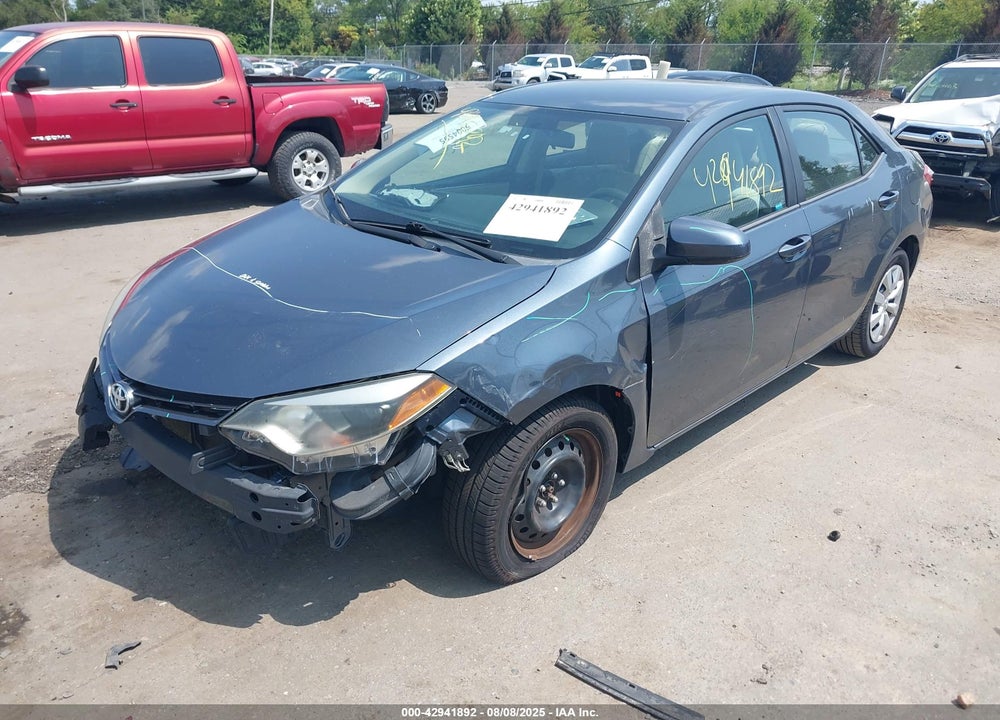 2016 TOYOTA COROLLA VIN: 2T1BURHE5GC482739
