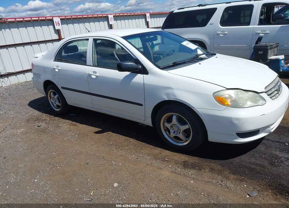 2003 TOYOTA COROLLA CE VIN: JTDBR32E530007748