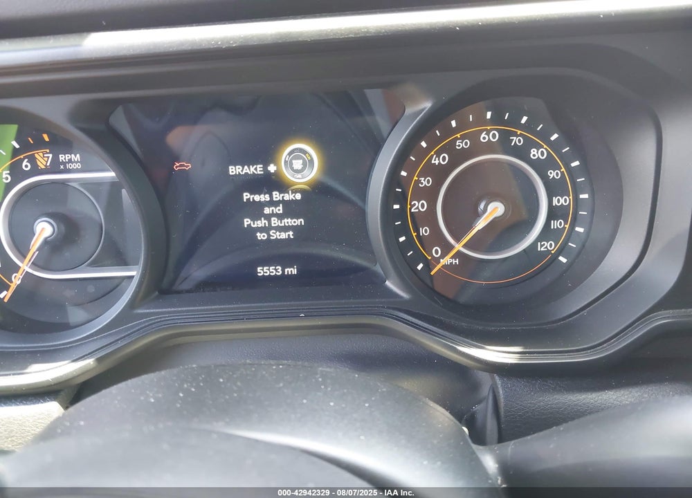 2025 JEEP GLADIATOR VIN: 1C6RJTEG3SL507706