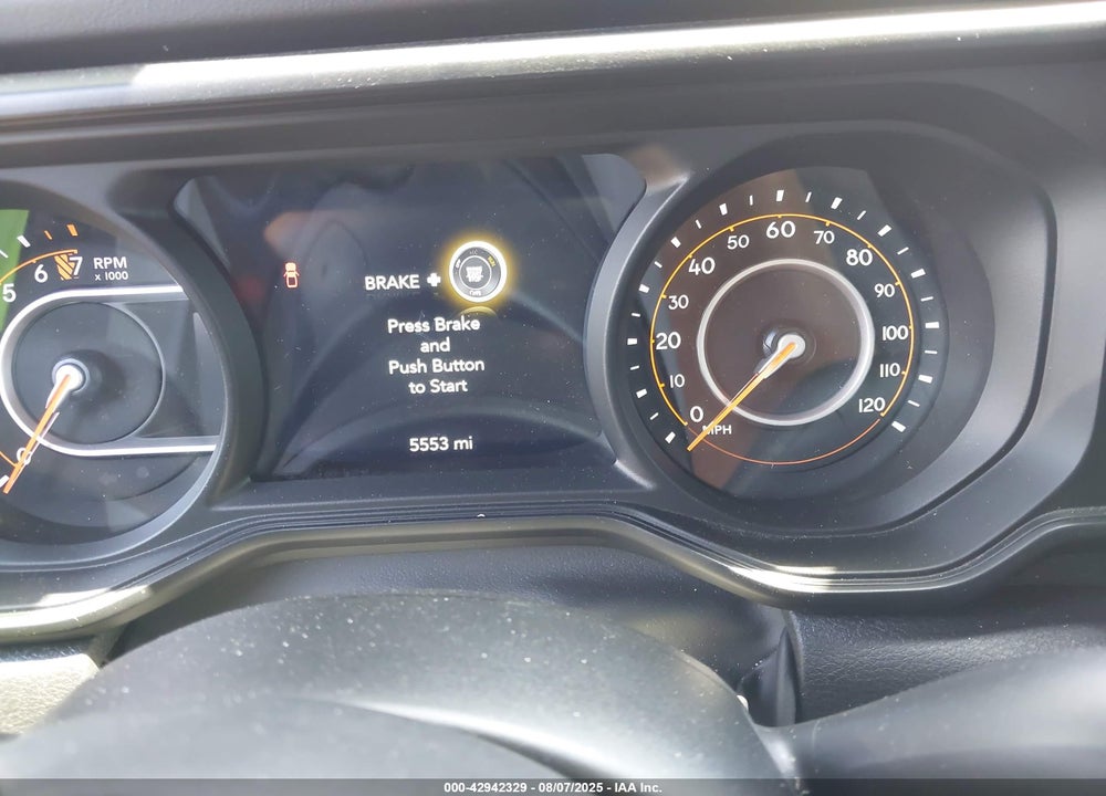 2025 JEEP GLADIATOR VIN: 1C6RJTEG3SL507706
