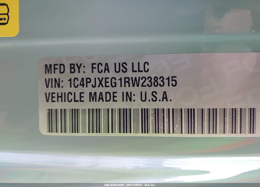 2024 JEEP WRANGLER / VIN: 1C4PJXEG1RW238315