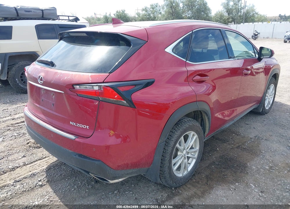 2015 LEXUS NX 200T VIN: JTJBARBZ5F2014072
