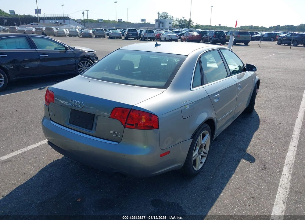 2007 AUDI A4 VIN: WAUDF78E47A061815