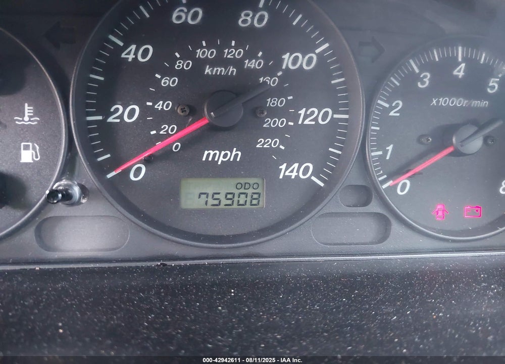 2000 MAZDA PROTEGE DX/LX VIN: JM1BJ2225Y0256257
