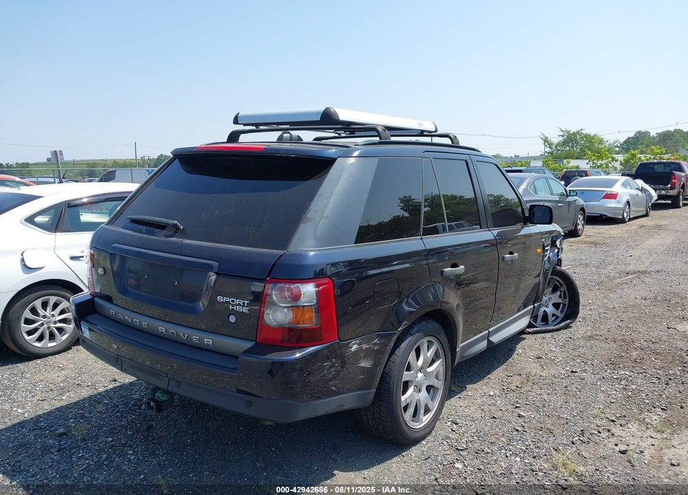 2008 LAND ROVER RANGE ROVER SPORT HSE VIN: SALSK25468A187270