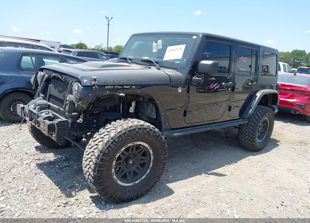 2013 JEEP WRANGLER UNLIMITED VIN: 1C4BJWEG7DL631282