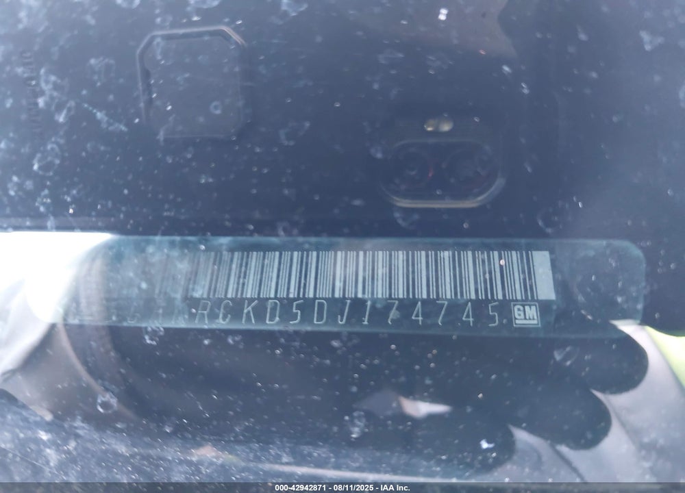 2013 BUICK ENCLAVE LEATHER VIN: 5GAKRCKD5DJ174745