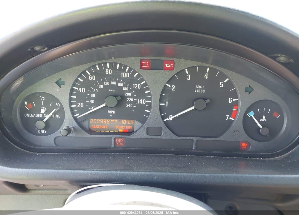 1996 BMW Z3 1.9 VIN: 4USCH7327TLB70156