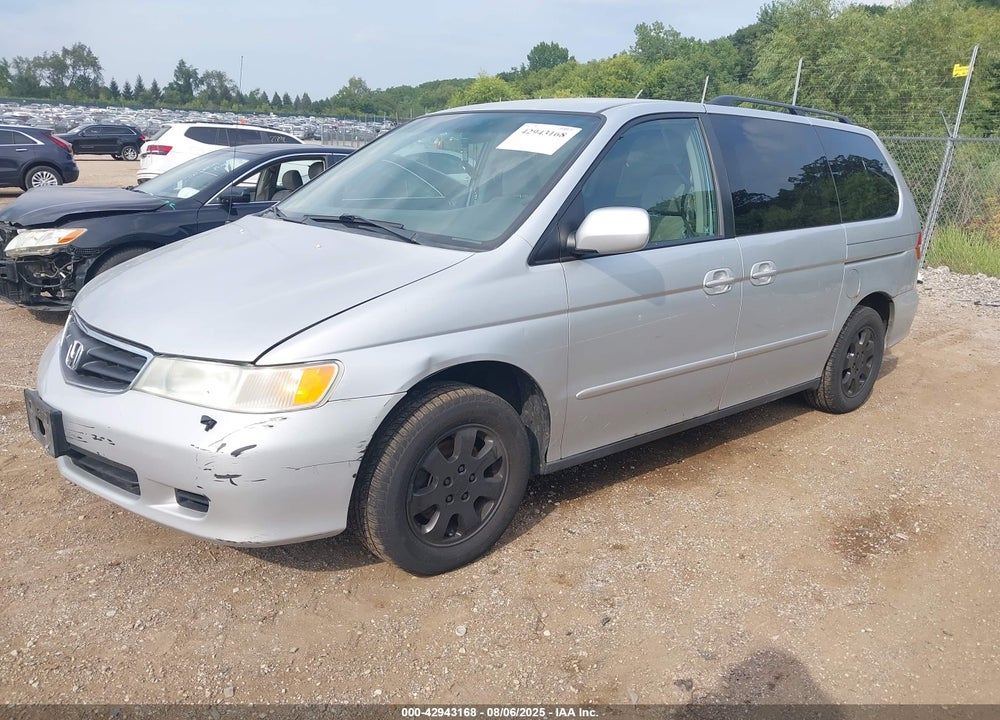 2002 HONDA ODYSSEY EX VIN: 2HKRL18672H588045