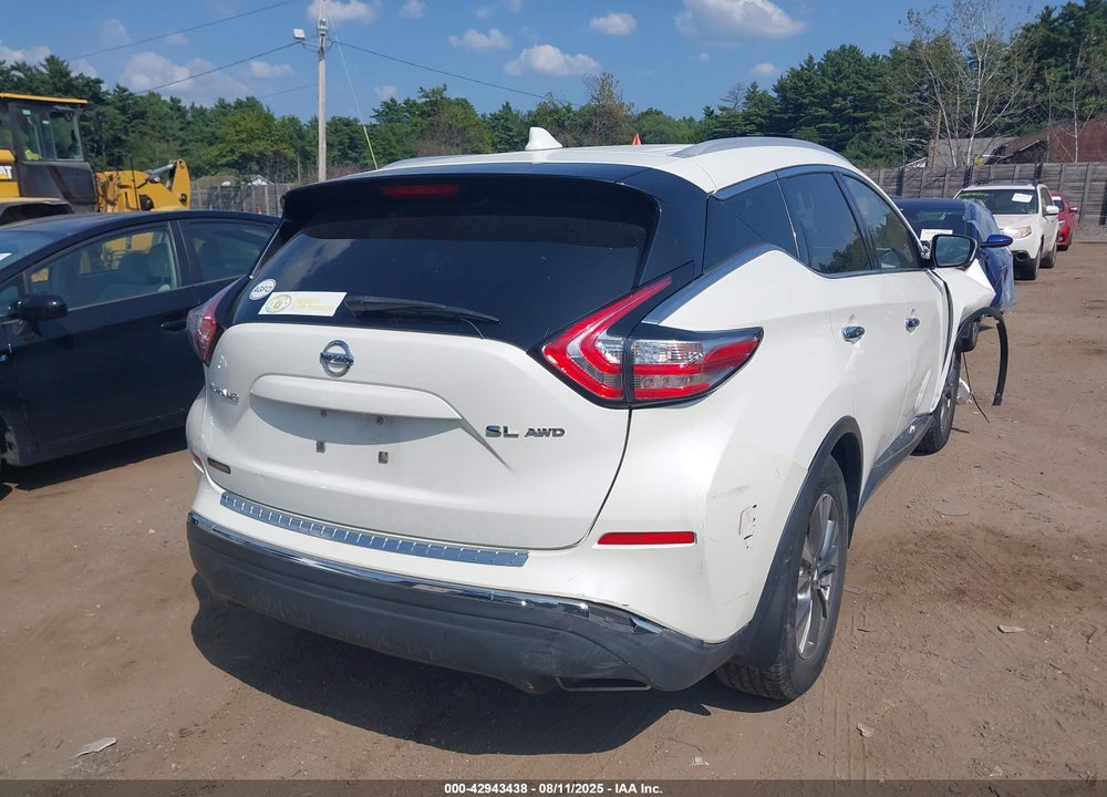2018 NISSAN MURANO VIN: 5N1AZ2MH2JN152321