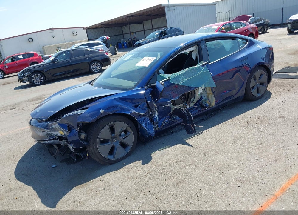 2022 TESLA MODEL 3 REAR-WHEEL DRIVE VIN: 5YJ3E1EA5NF112596