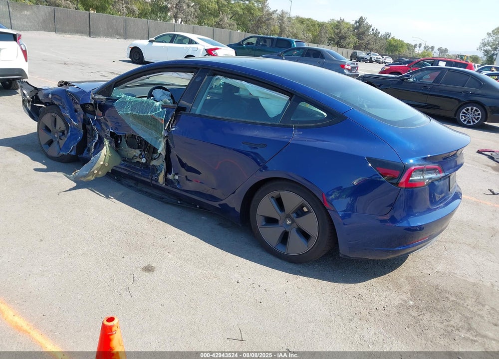 2022 TESLA MODEL 3 REAR-WHEEL DRIVE VIN: 5YJ3E1EA5NF112596