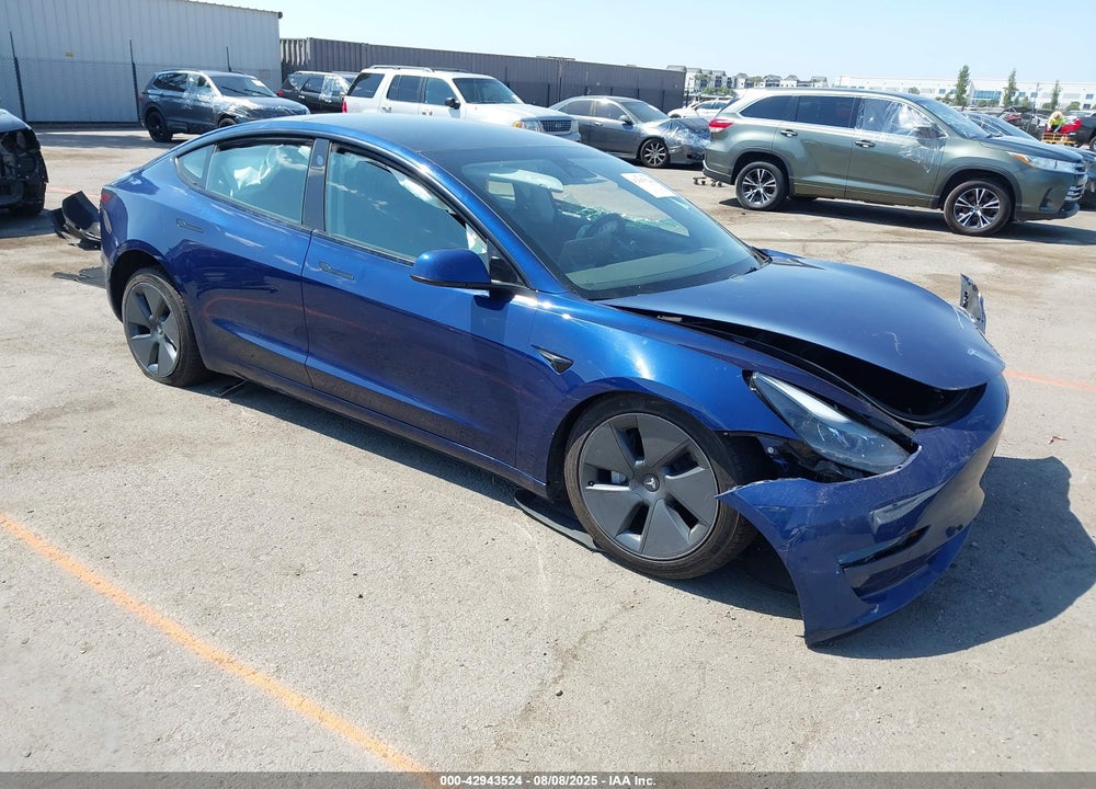 2022 TESLA MODEL 3 REAR-WHEEL DRIVE VIN: 5YJ3E1EA5NF112596