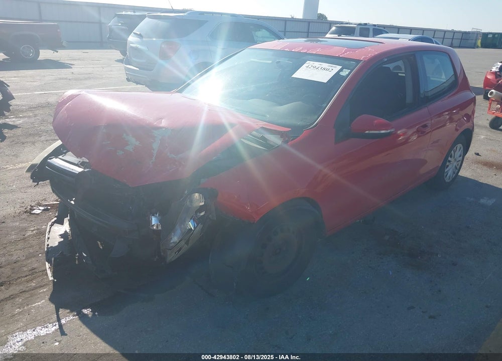 2010 VOLKSWAGEN GOLF VIN: WVWBA7AJ3AW295549