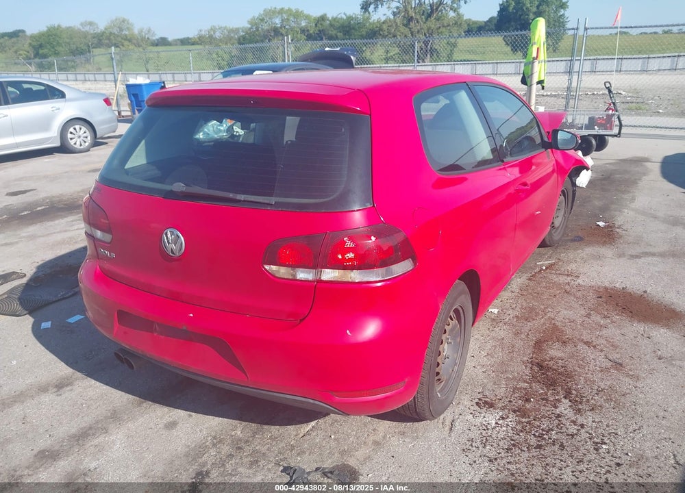 2010 VOLKSWAGEN GOLF VIN: WVWBA7AJ3AW295549