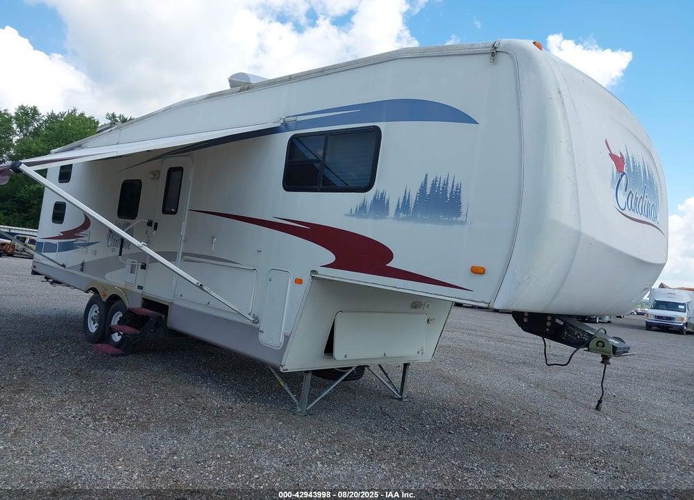 2005 FOREST RIVER CARDINAL 31LE VIN: 4X4FCAG265G084106