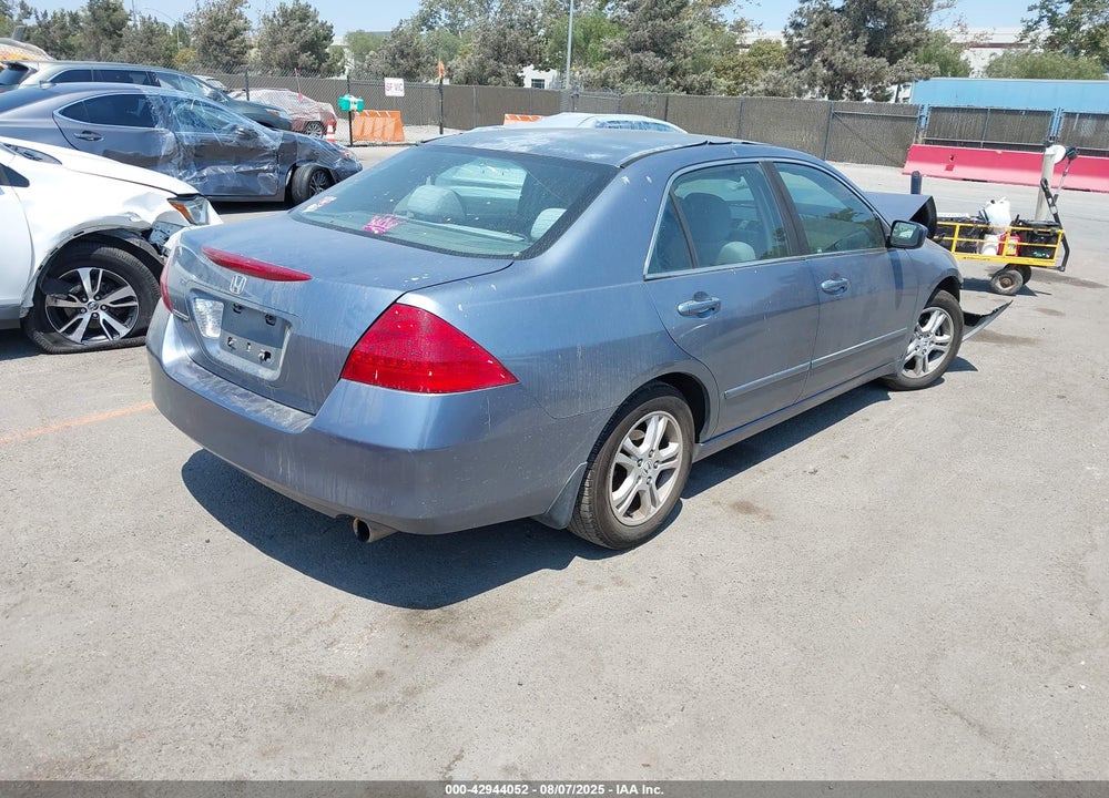 2007 HONDA ACCORD 2.4 SE VIN: 1HGCM56367A146196