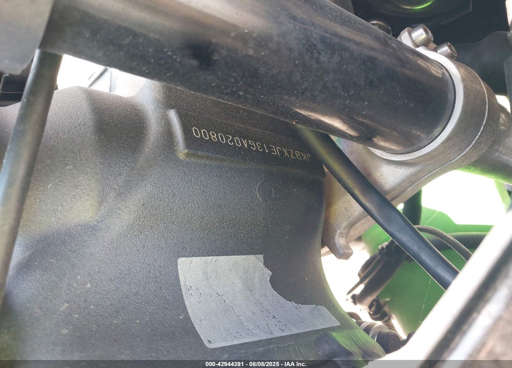 2016 KAWASAKI ZX636 E VIN: JKBZXJE13GA020800