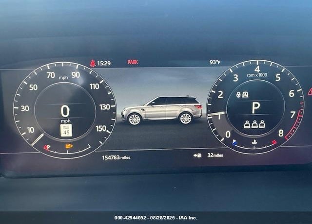 2020 LAND ROVER RANGE ROVER SPORT VIN: SALWR2SU9LA899587
