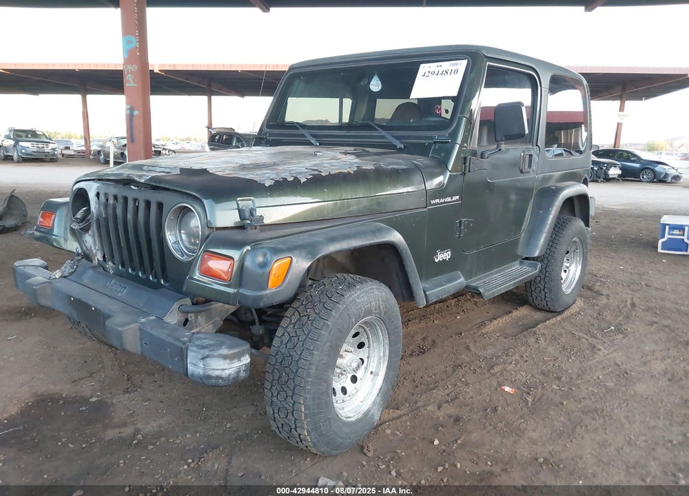 1998 JEEP WRANGLER SE VIN: 1J4FY29P4WP792999