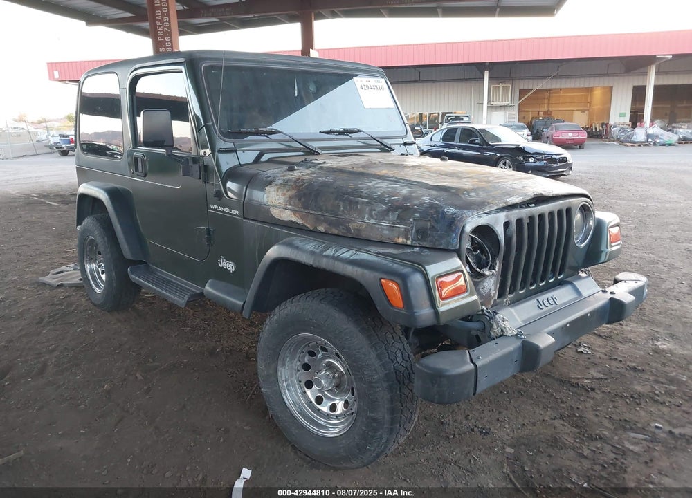 1998 JEEP WRANGLER SE VIN: 1J4FY29P4WP792999