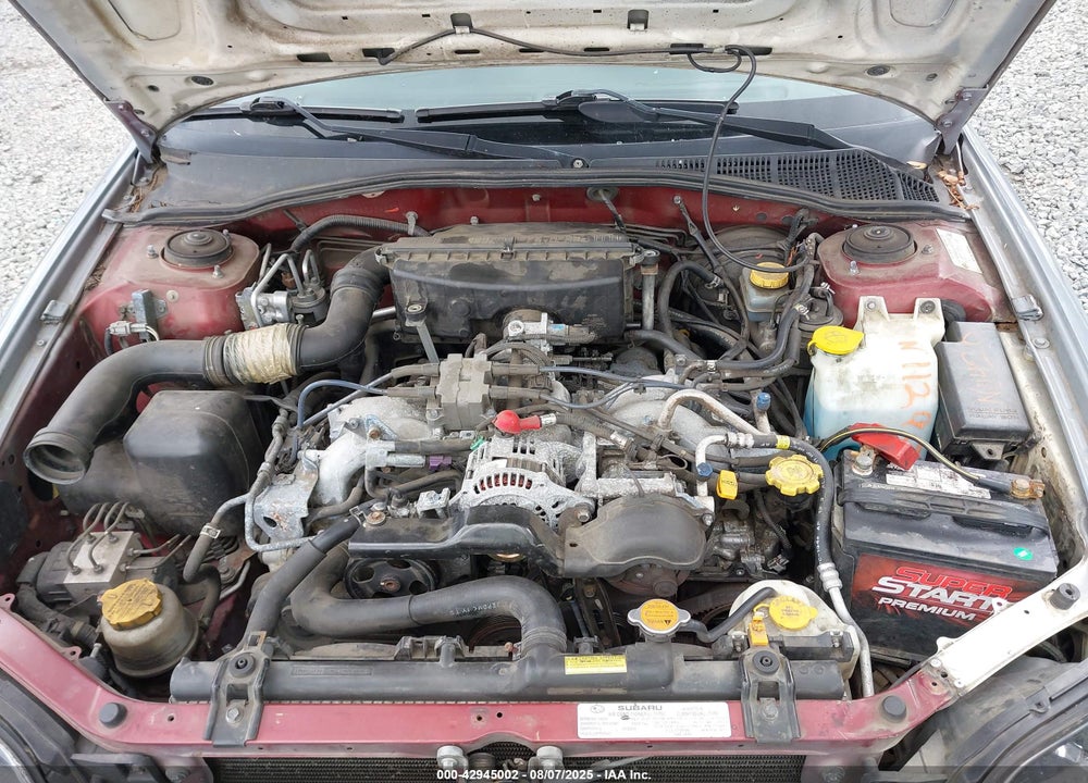 2002 SUBARU LEGACY L VIN: 4S3BE635427204279