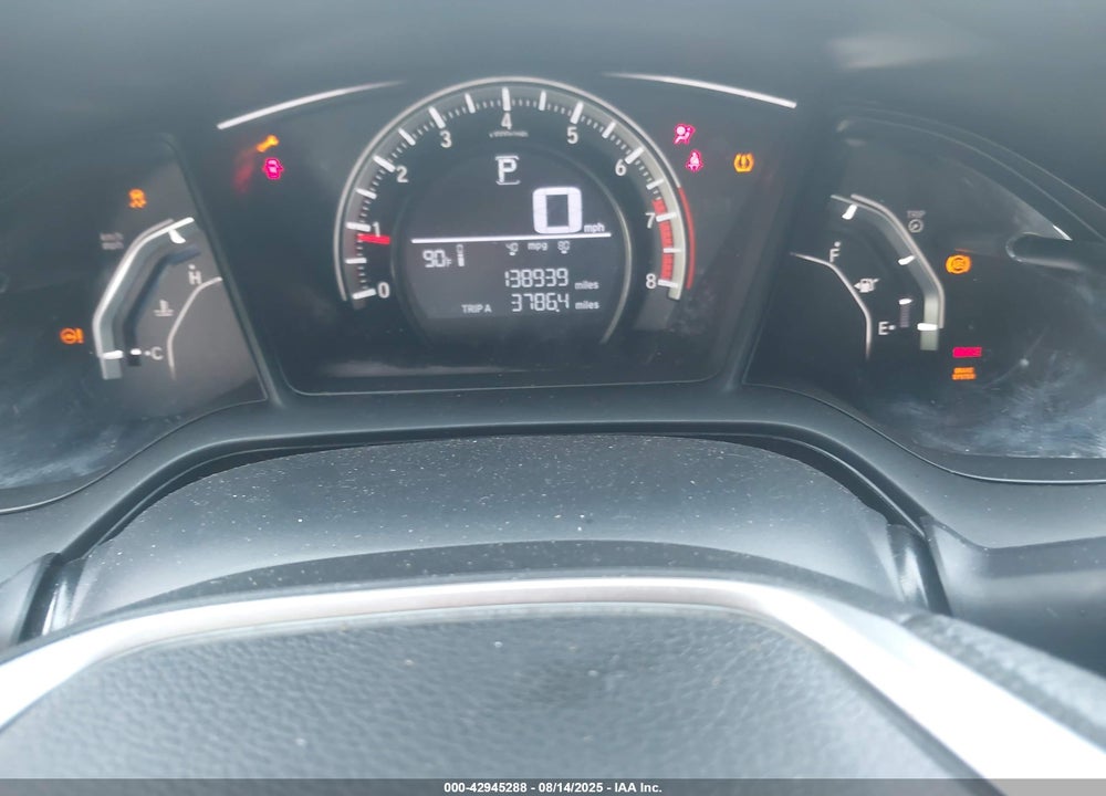 2016 HONDA CIVIC LX VIN: 19XFC2F52GE000678