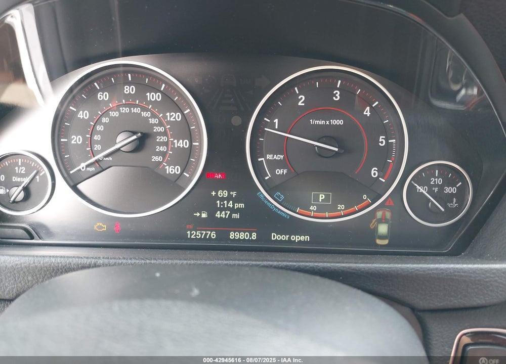 2014 BMW 3 SERIES VIN: WBA3D3C58EK154975