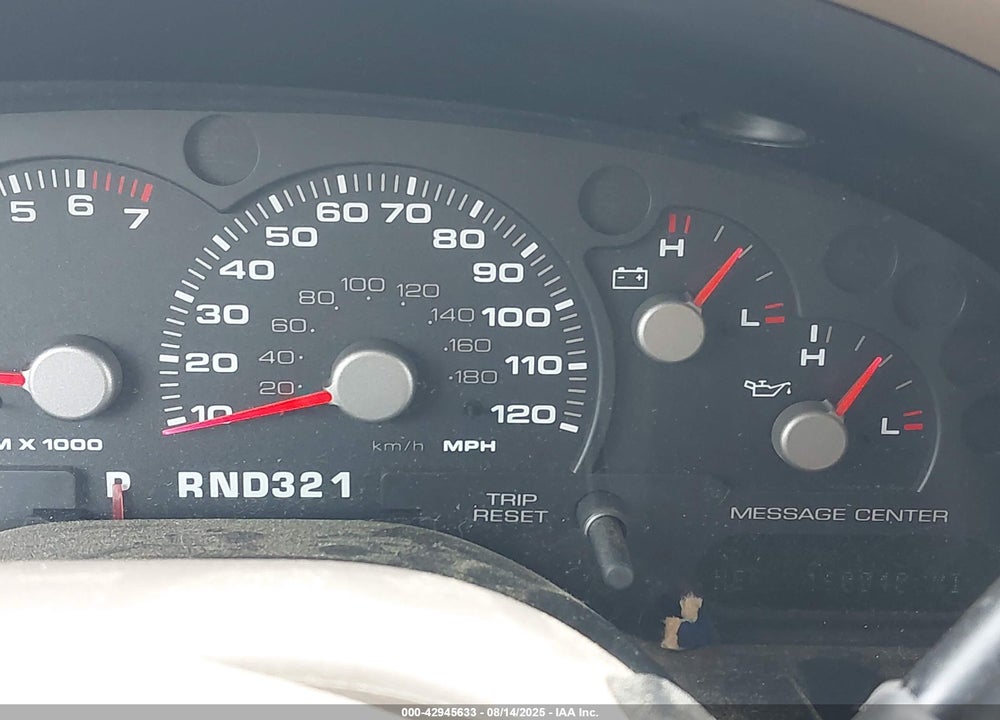 2003 FORD EXPLORER LIMITED VIN: 1FMZU65W63UC18321