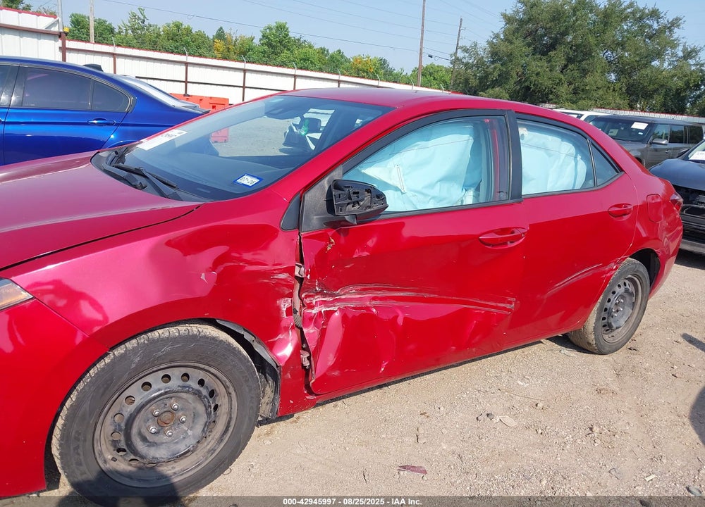 2019 TOYOTA COROLLA LE VIN: 5YFBURHE9KP893473