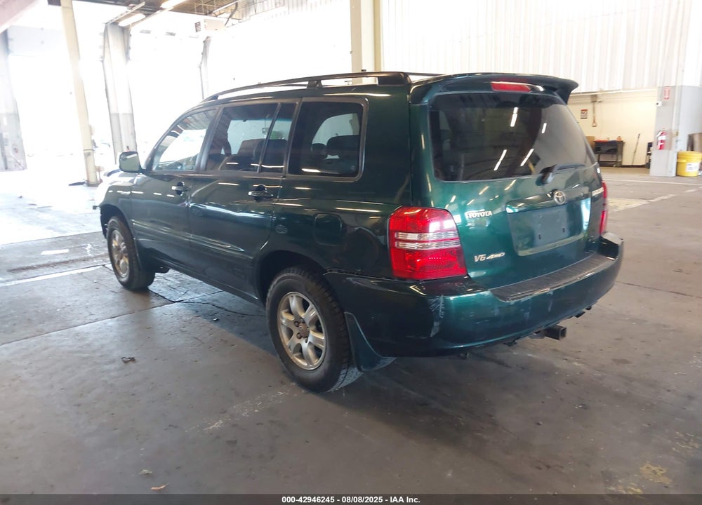 2001 TOYOTA HIGHLANDER V6 VIN: JTEHF21A410039000